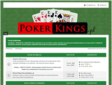 Tablet Screenshot of pokerkings.pl